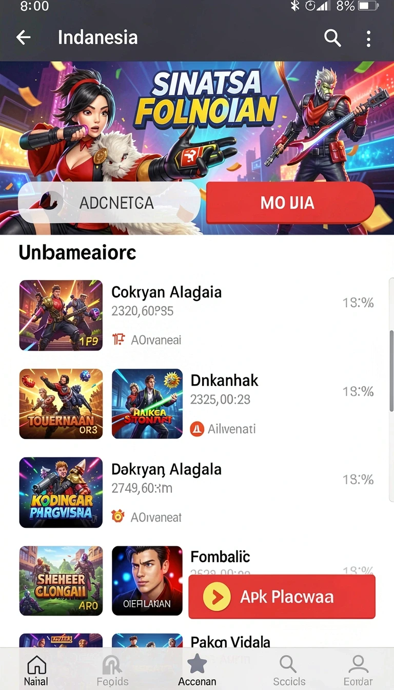 Alur unduhan aplikasi di komengtoto